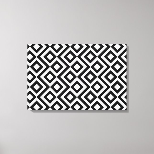 Toile Mander noir et blanc (Recto)