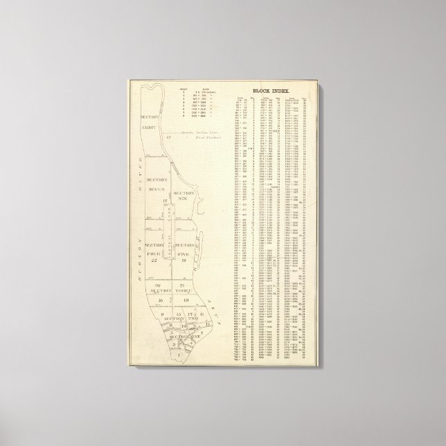 Toile Manhatten, New York 14 (Recto)