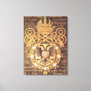 Toile Manteau des bras de Charles V du 23ème chapitre