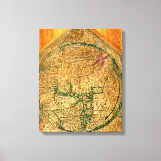 Toile Mappa Mundi, c.1290 (Recto)