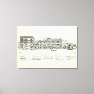 Toile Marché et mission de côté est de canalisation