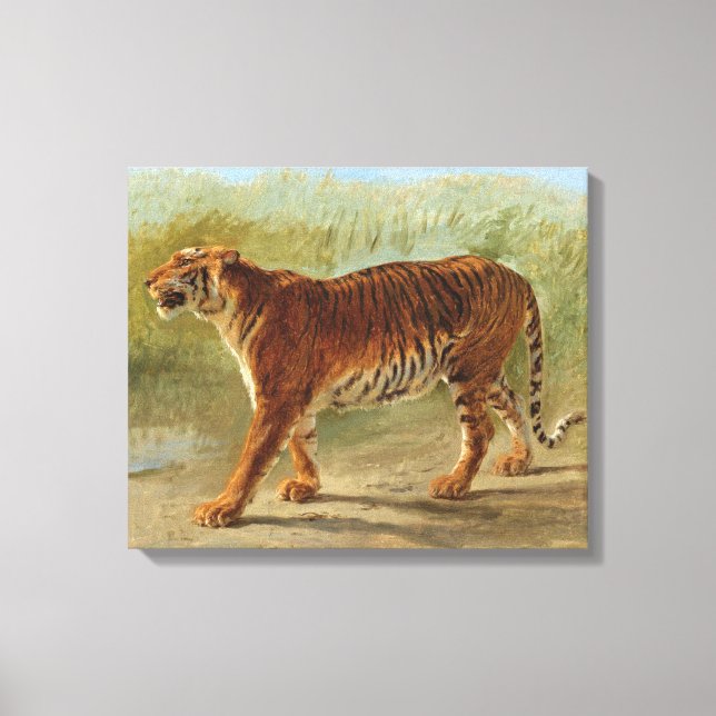 Toile Marche royale du tigre (par Rosa Bonheur) (Recto)