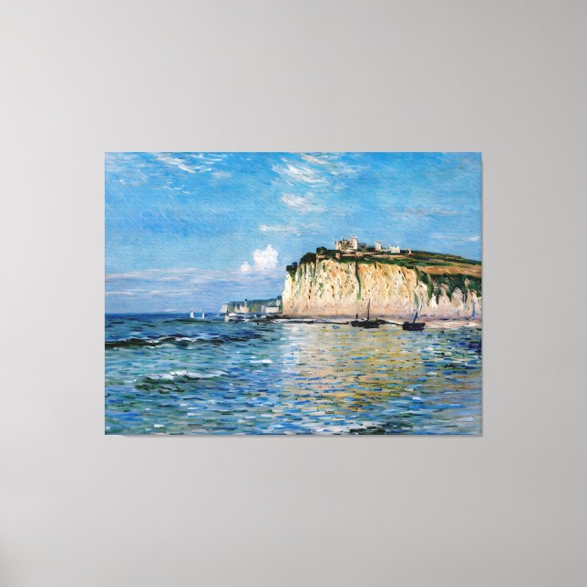 Toile Marée basse à Pourville (Recto)