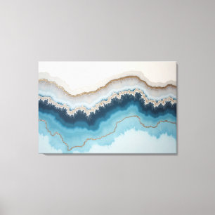 Toile Marées dans la Pierre – Art Fluide Abstrait Inspir