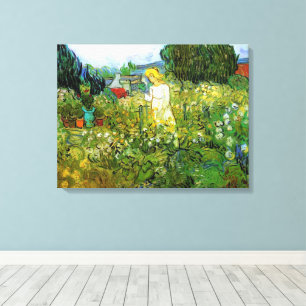 Toile Marguerite Gachet au jardin par Vincent van Gogh