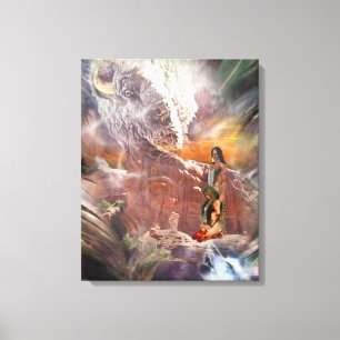 Toile Mariage Américain Night Vignette Enveloppé Can