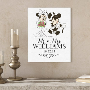 Toile Mariage de Mickey & Minnie Se Marier