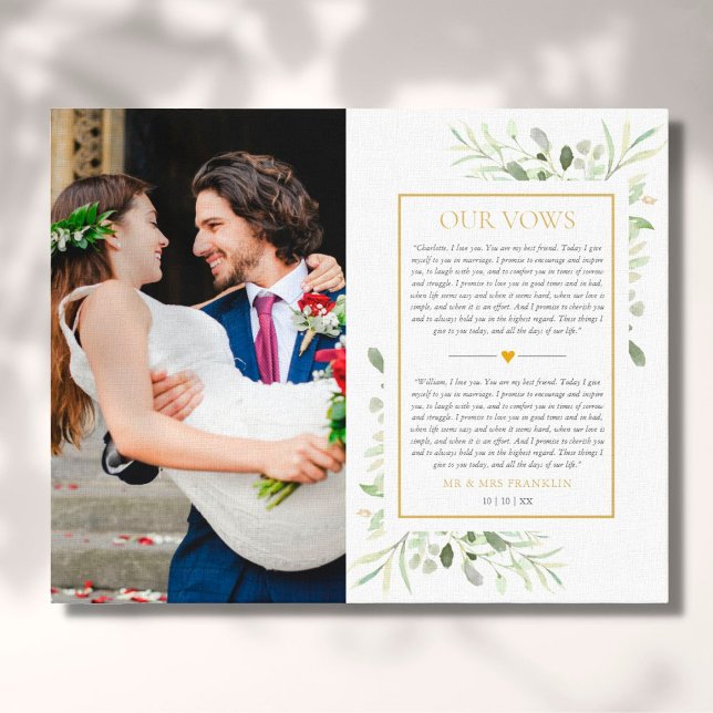 Toile Mariage de photos vertes fête (Créateur téléchargé)