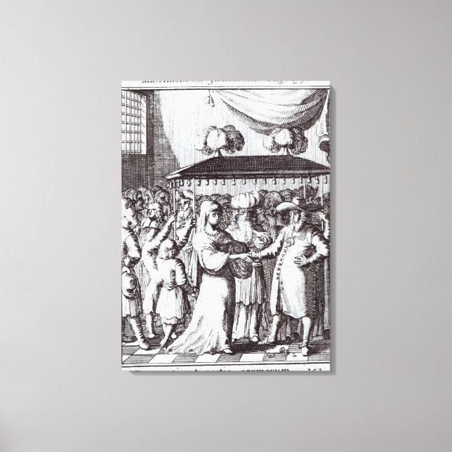 Toile Mariage juif (Recto)