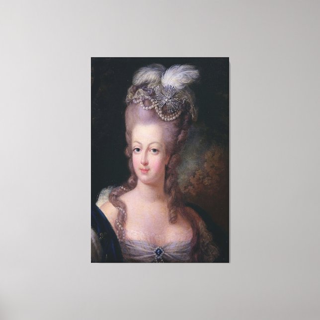 Toile Marie-Antoinette, 1775 / Reine de France / (Recto)