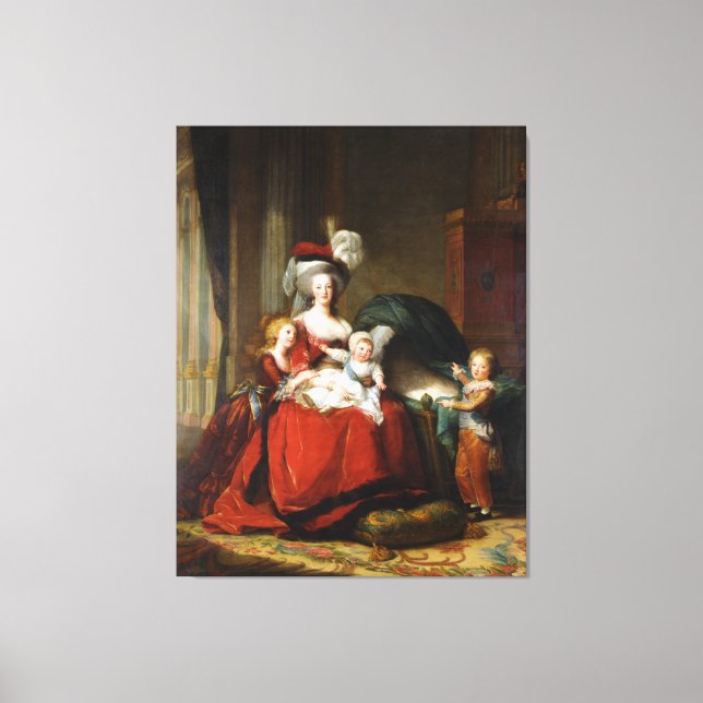 Toile Marie-Antoinette de Lorraine-Habsbourg (Recto)