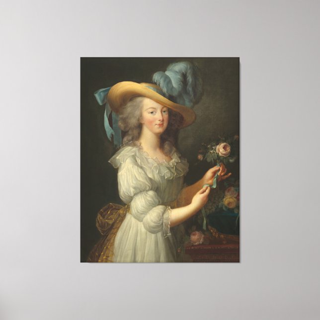 Toile Marie Antoinette Reine De France (Recto)