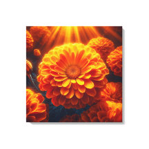 Marigolds du matin : Orange Blooms of Wonder