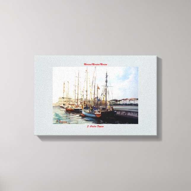Toile Marine/Marine/Marinez (Recto)
