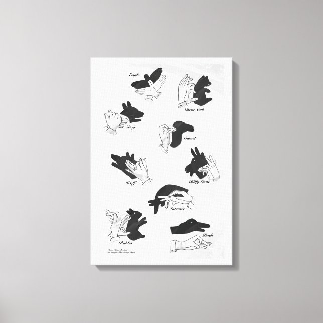 Toile Marionnettes ombragées (Recto)