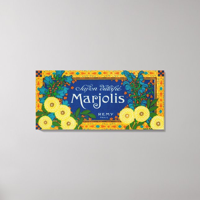 Toile Marjolis Soap LabelParis, France (Recto)