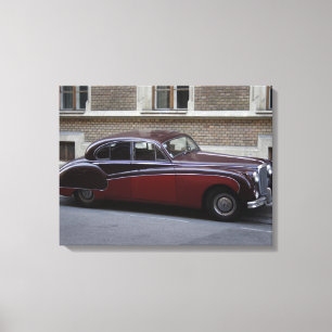 Toile Mark IX de Jaguar rouge