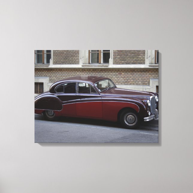 Toile Mark IX de Jaguar rouge (Recto)