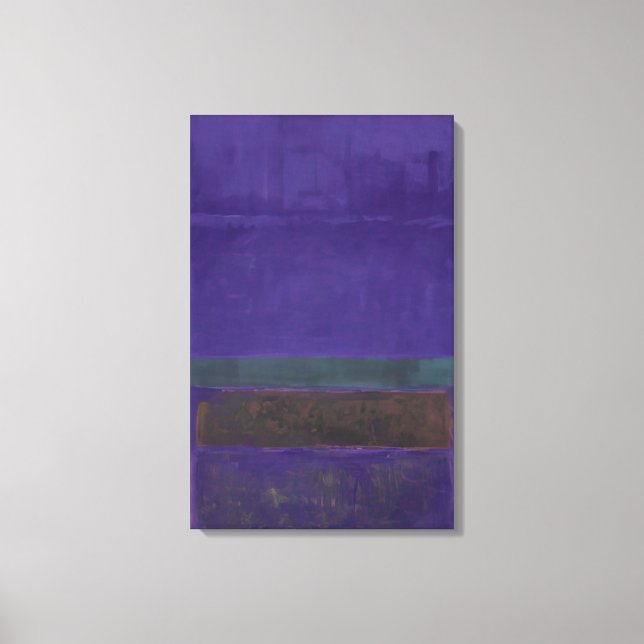 Toile Mark Rothko - Sans titre [bleu, vert et Brown] - (Recto)