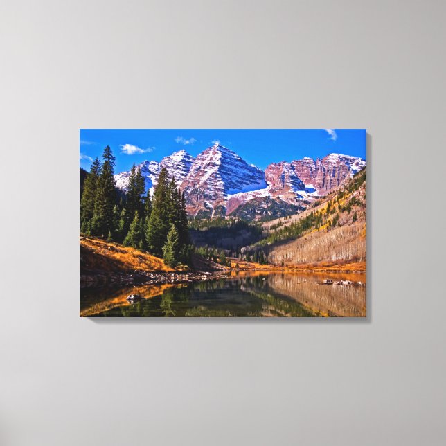 Toile Maroon bells (Recto)