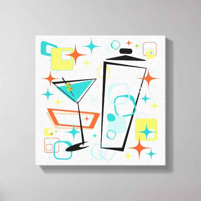 Toile Martinis A Go-Go ! (Recto)