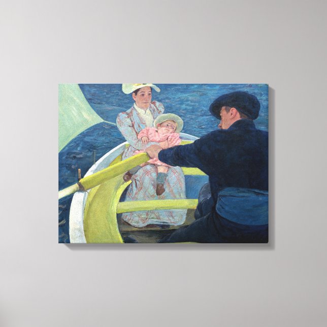 Toile Mary Cassatt - La fête de la navigation (Recto)