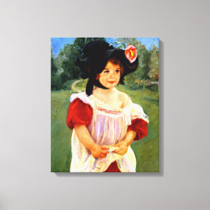 Toile Mary Cassatt - Printemps, Margot debout dans un ja