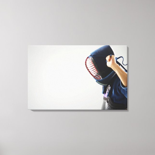 Toile Masque de fixation Kendo Fencer (Recto)
