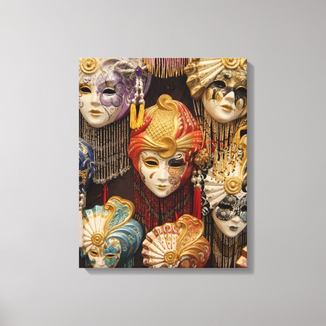 Toile Masques de carnaval à Venise (Recto)