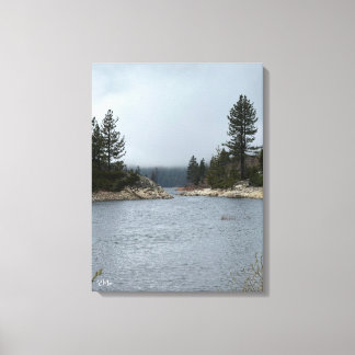 Toile Matin au bord du lac