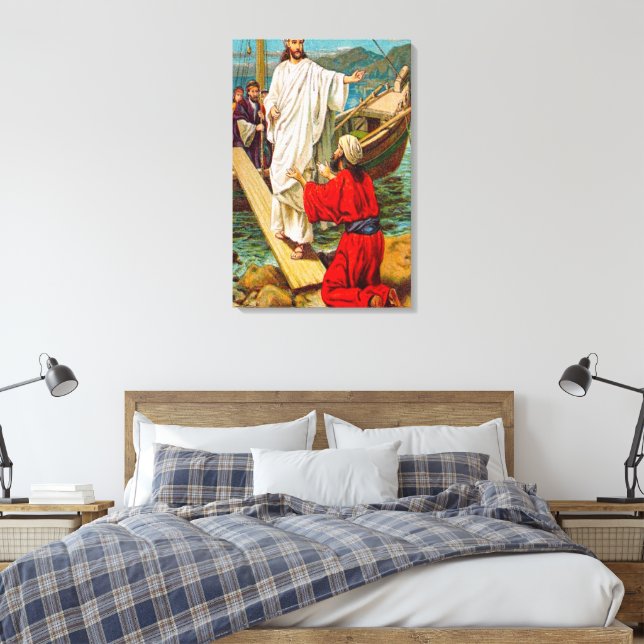 Toile Matthieu 8:28-34 Jeu libre de Demons Canvas (Insitu(Chambre))