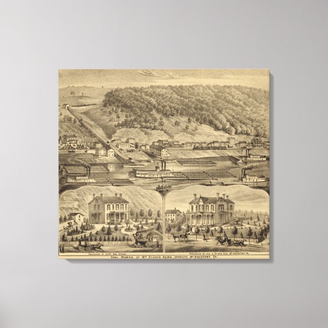 Toile McKeesport Pennsylvanie (Recto)