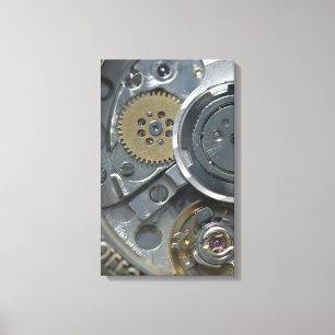 Toile Mécanisme d'horloge