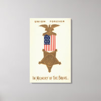 Médaille de la guerre civile de l'Union du drapeau