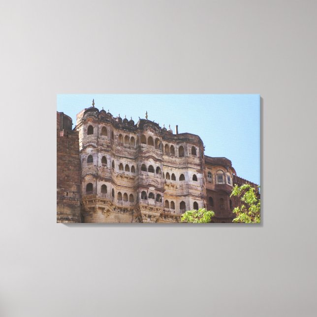 Toile Meherangarh, le Majestic Fort, Jodhpur, (Recto)
