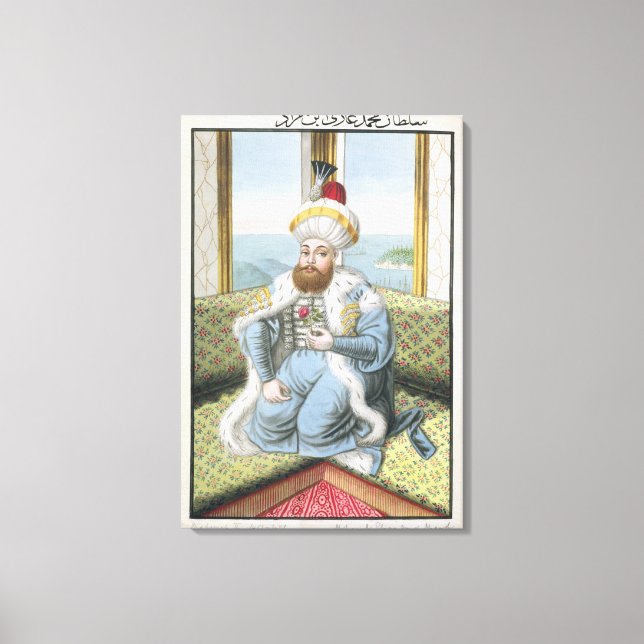 Toile Mehmed II (1432-1481), appelé Fatih, le Conquérant (Recto)