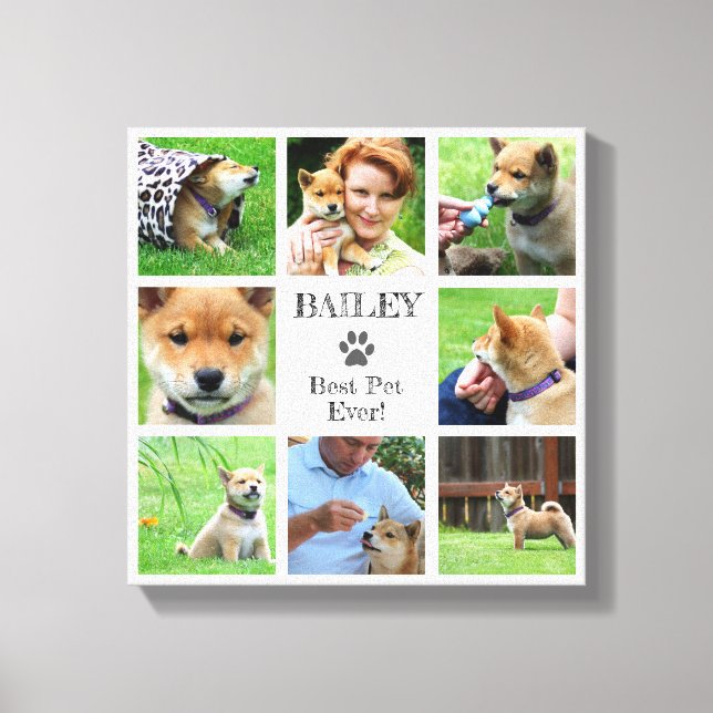 Toile Meilleur Animal De Compagnie Jamais ! Votre collec (Recto)