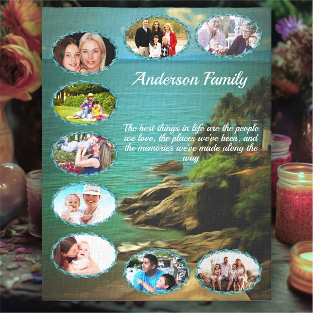Toile Meilleures choses dans la vie 0026 Family Collage  (Créateur téléchargé)