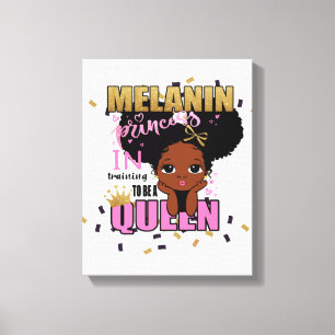 Toile Melanin Princess Training To Be Queen Lilibet Cade