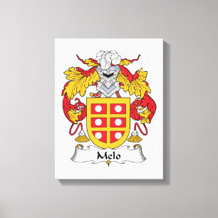 Toile Melo Family Crest