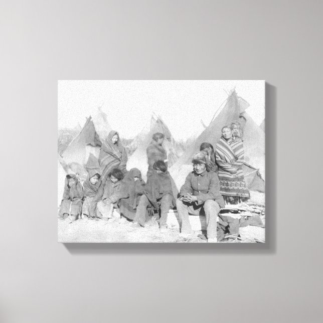 Toile Membres survivants de Big Foot's Band (Recto)