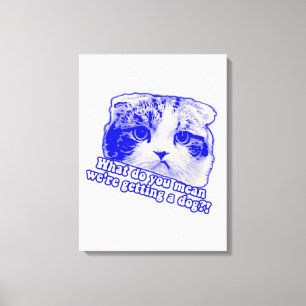 Toile Mème de chat amusant pour les amoureux de les chat