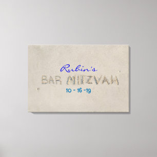 Toile Mémoire de bat mitzvah de PLAGE SABLONNEUSE