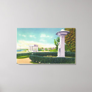Toile Mémorial aux femmes de fleur printanière, vue de