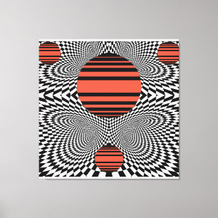 Toile Memphis OpArt
