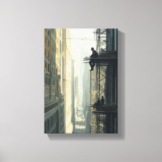 Toile Men Above the Avenue