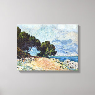 Toile Menton vu du Cap Martin par Claude Monet
