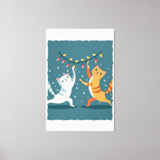 Toile Meow y Christmas Delight : Festive Cats Collection