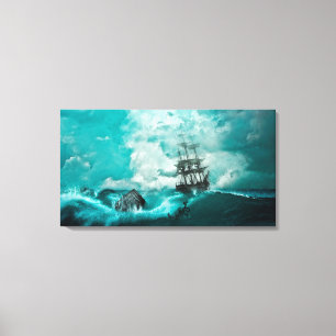 Toile Mer rugueuse