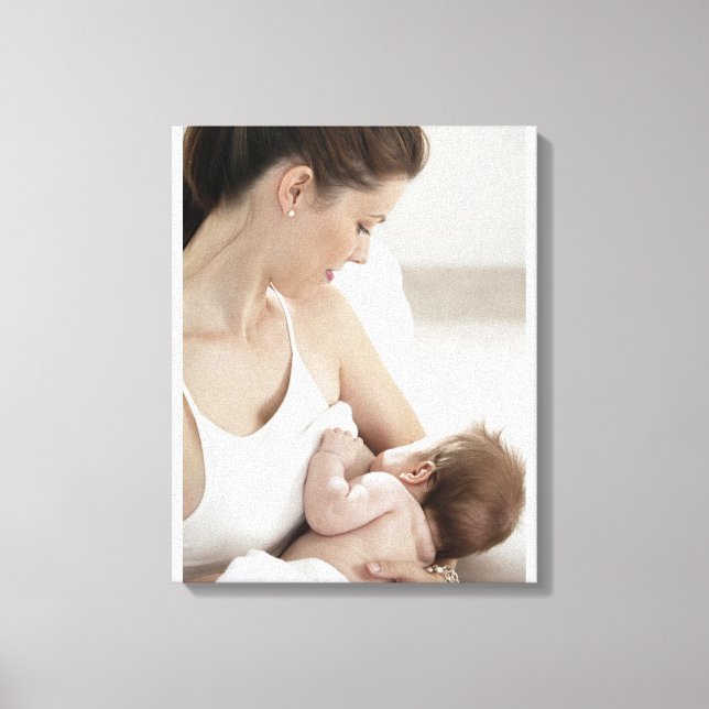 Toile Mère allaitant bébé 2 (Recto)